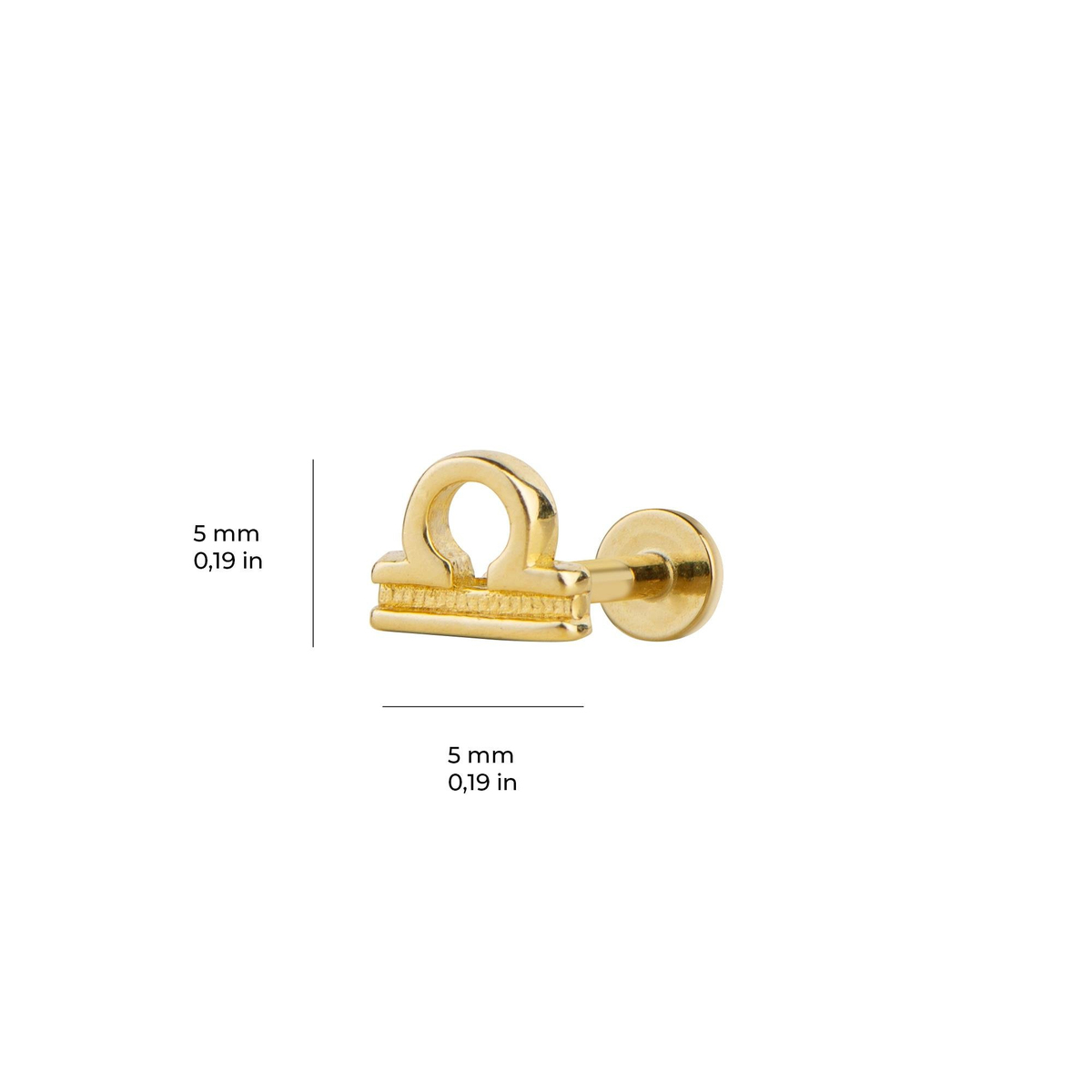 Terazi Burç Piercing