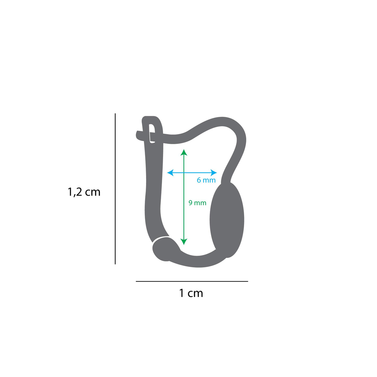 14 Ayar Taşlı Kelebek Altın Küpe