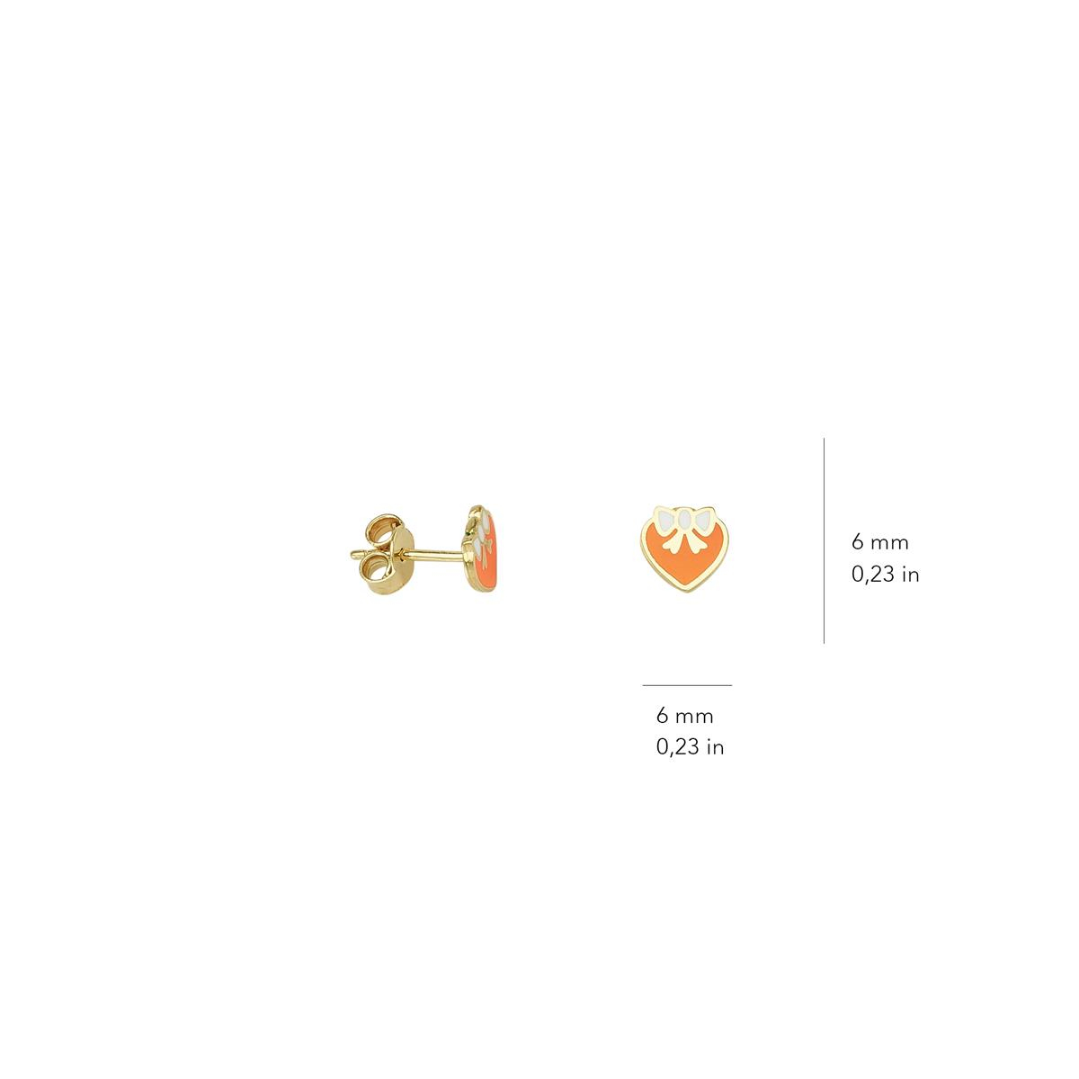 14 Ayar Altın Fiyonk Küpe