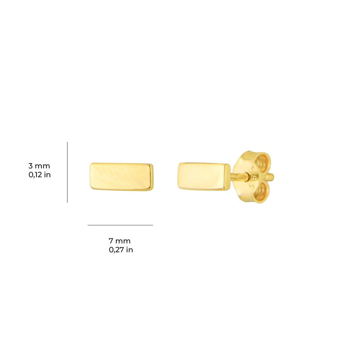 14 Ayar Altın Küpe