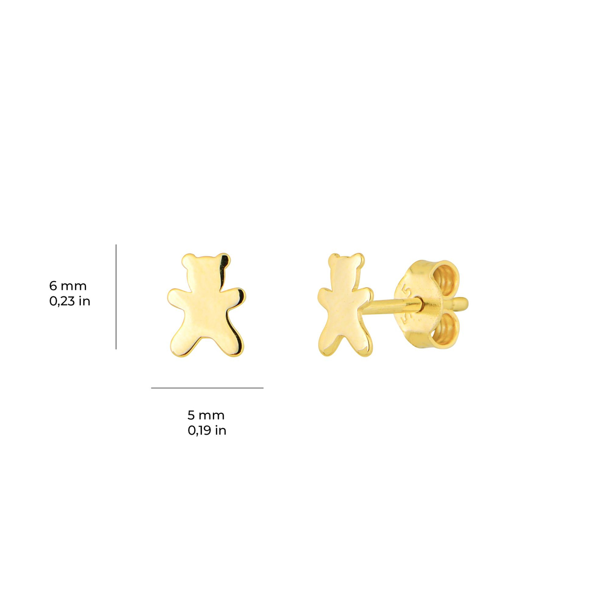 14 Ayar Altın Küpe