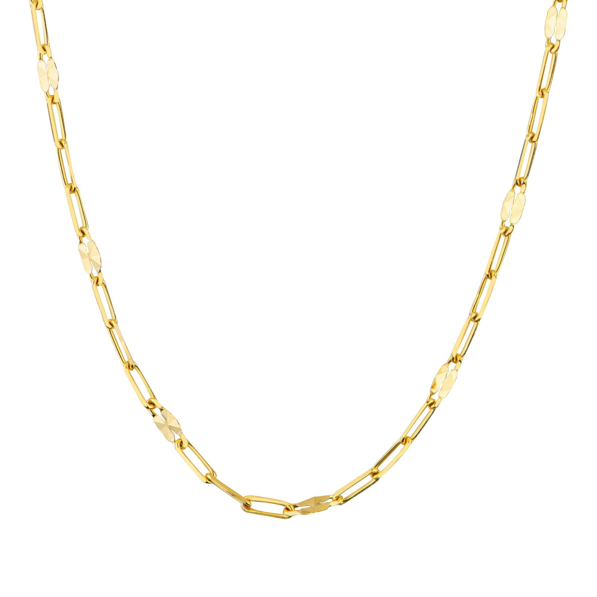 14 Ayar 45 cm Fantezi Forse Altın Zincir Kolye