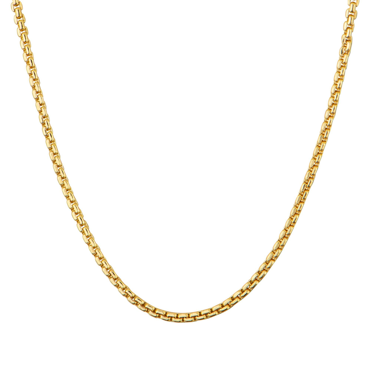 14 Ayar 45 cm Küp Altın Zincir Kolye