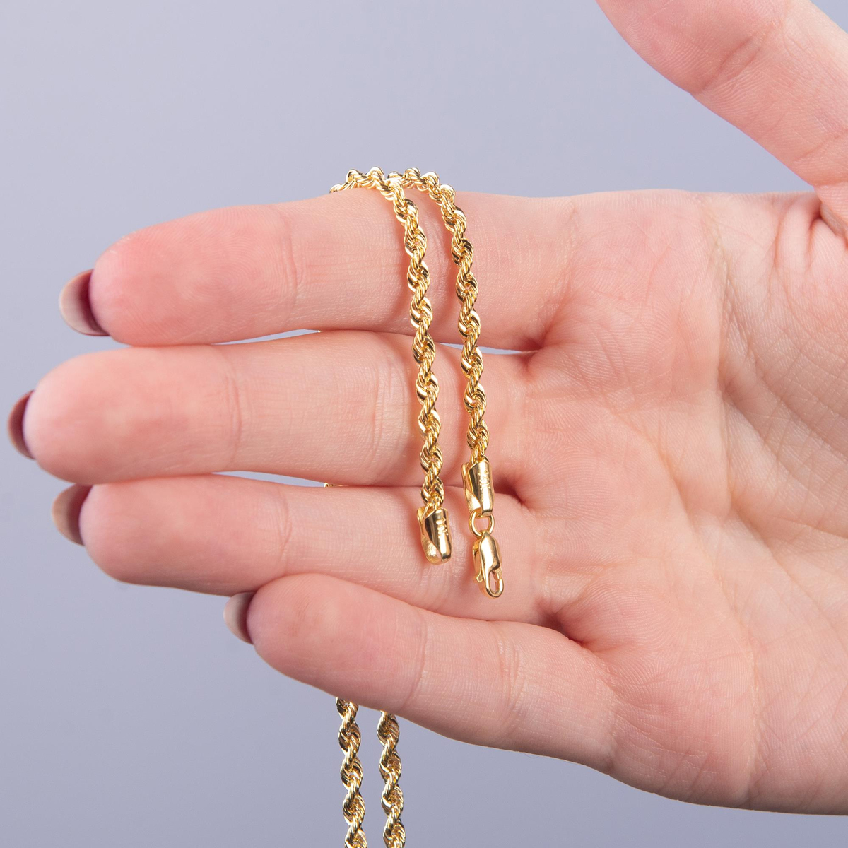 14 Ayar 50 cm Halat Altın Zincir Kolye