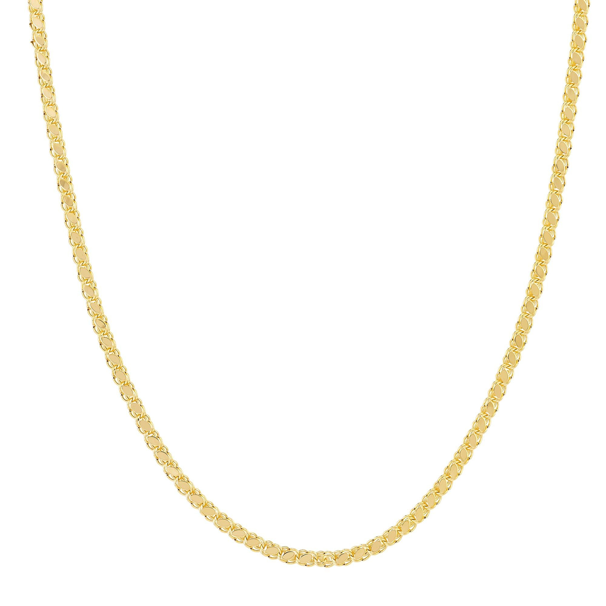 14 Ayar 50 cm Pullu Altın Zincir Kolye