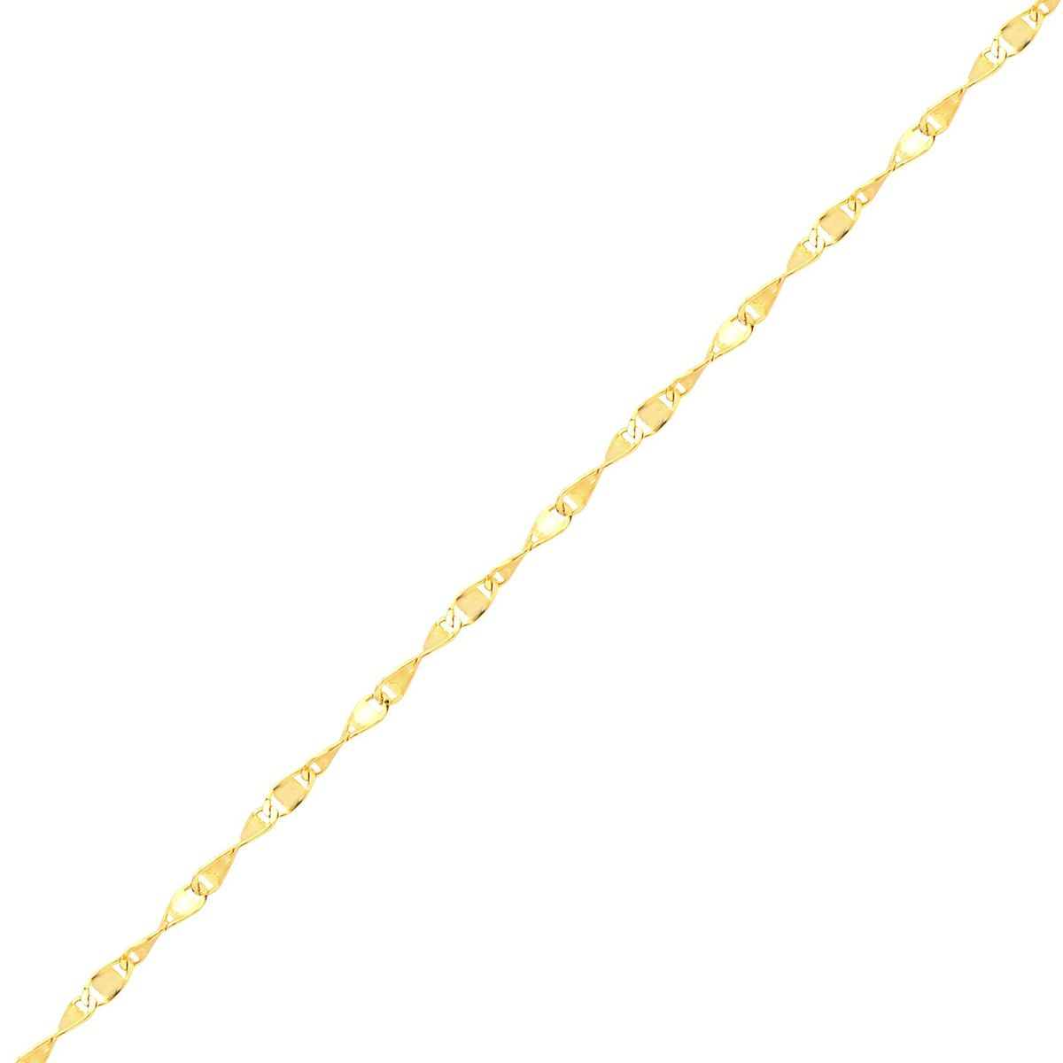 14 Ayar 50cm Valentino Burgu Altın Zincir Kolye