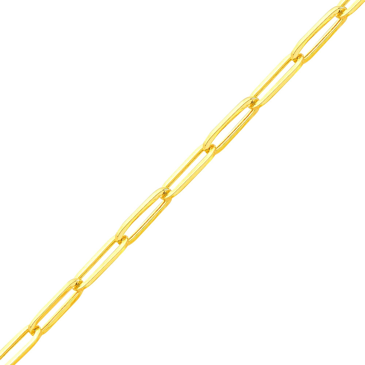 14 Ayar Paper Clip Altın Kolye