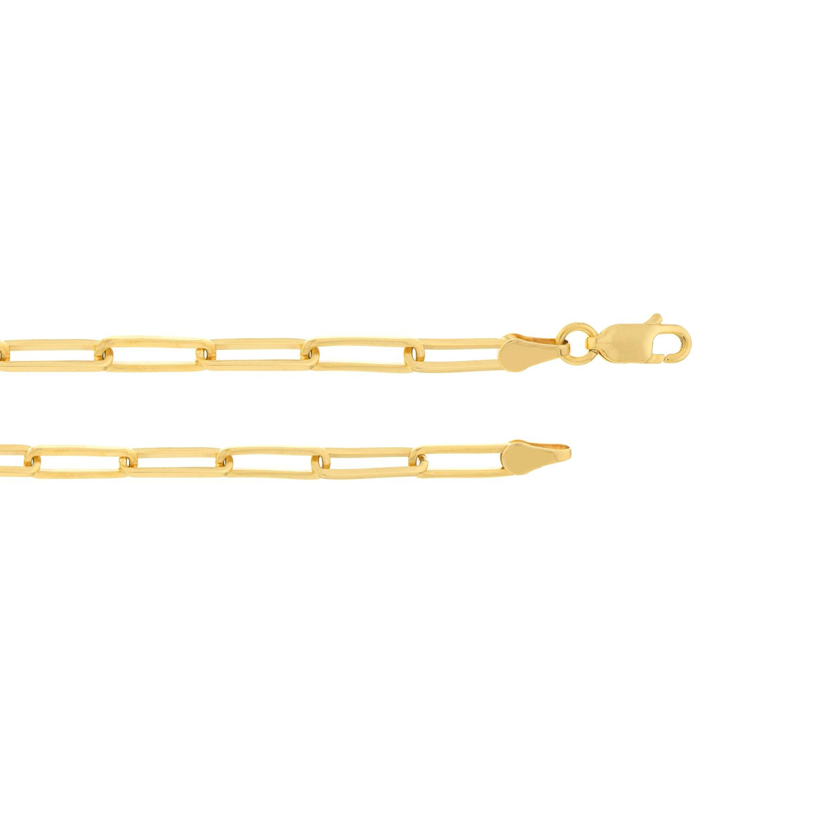 14 Ayar Paper Clip Altın Kolye