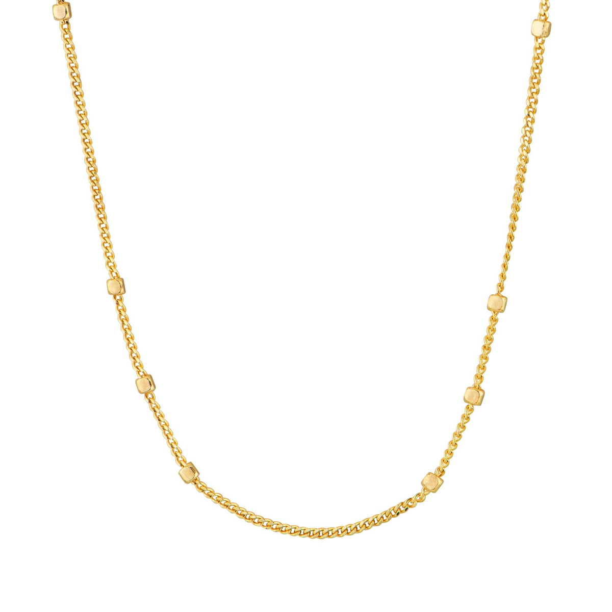 14 Ayar Satürn Altın Zincir Kolye