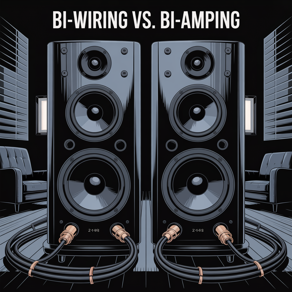 Bi-wiring ve bi-amping ile yapılan hoparlör bağlantı çeşitleri ve kurulum şemaları