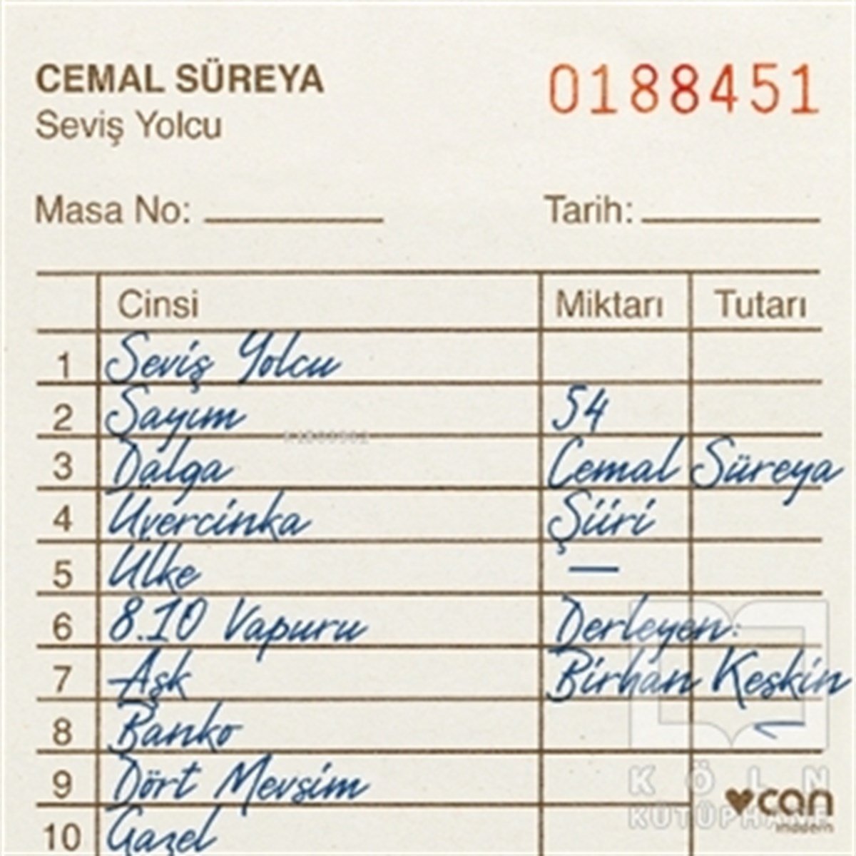 Cemal SüreyaTürkçe Şiir KitaplarıSeviş Yolcu