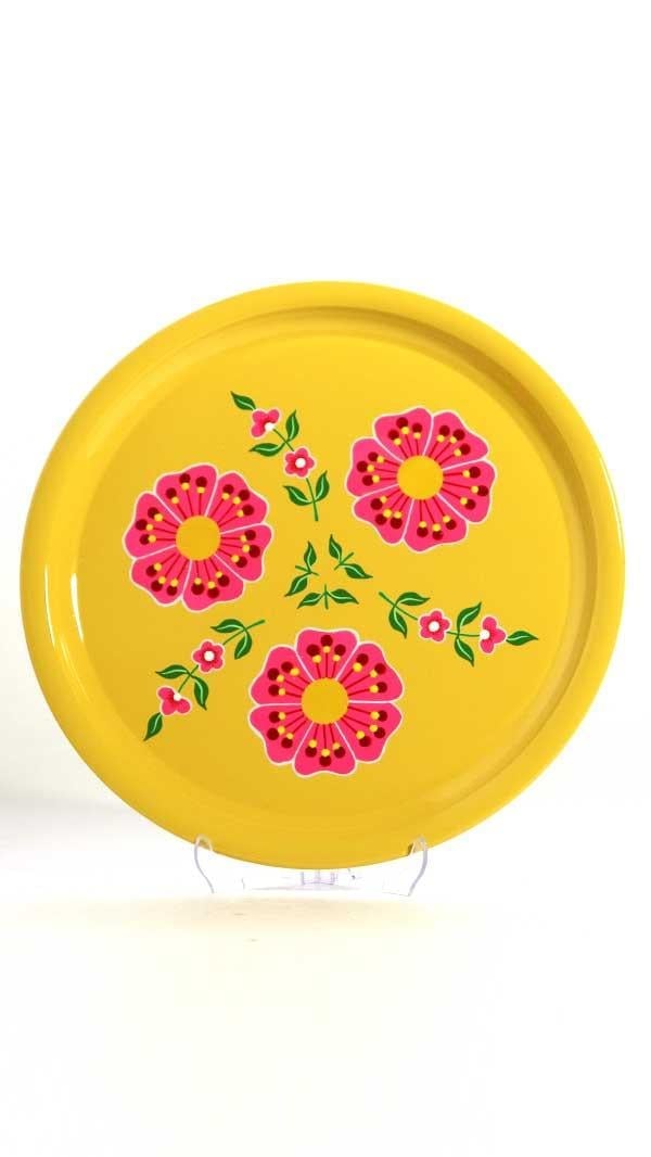 El Boyama 33 Cm Sarı Çiçek