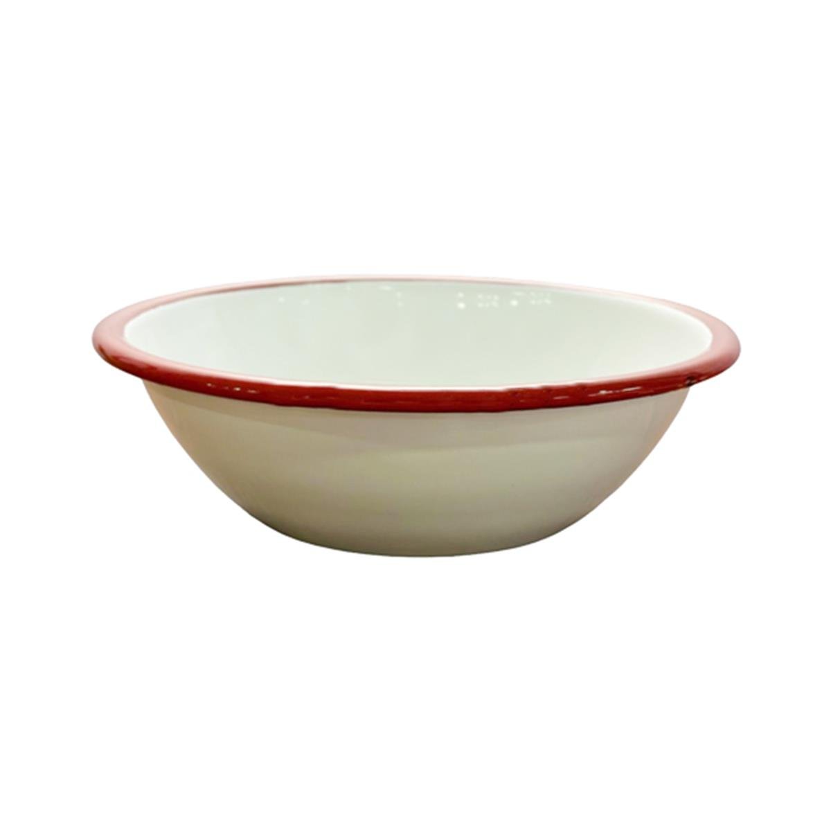 Yuvarlak Salata Kasesi Kırmızı 21 cm