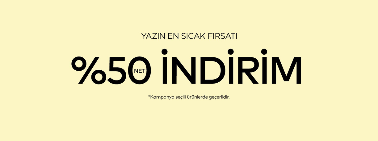 %50 İndirim
