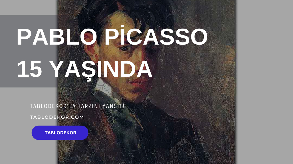 PABLO PİCASSO, KANVAS TABLO, PİCASSO OTOPORTRE, TABLODEKOR, TABLODEKOR.COM, PABLO PİCASSO resimleri, ünlü ressamlar, reprodüksiyon tablo