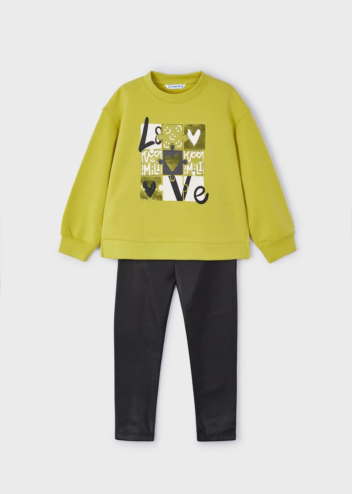 3-9 Yaş Mayoral Kız Çocuk Tayt Sweatshirt Set