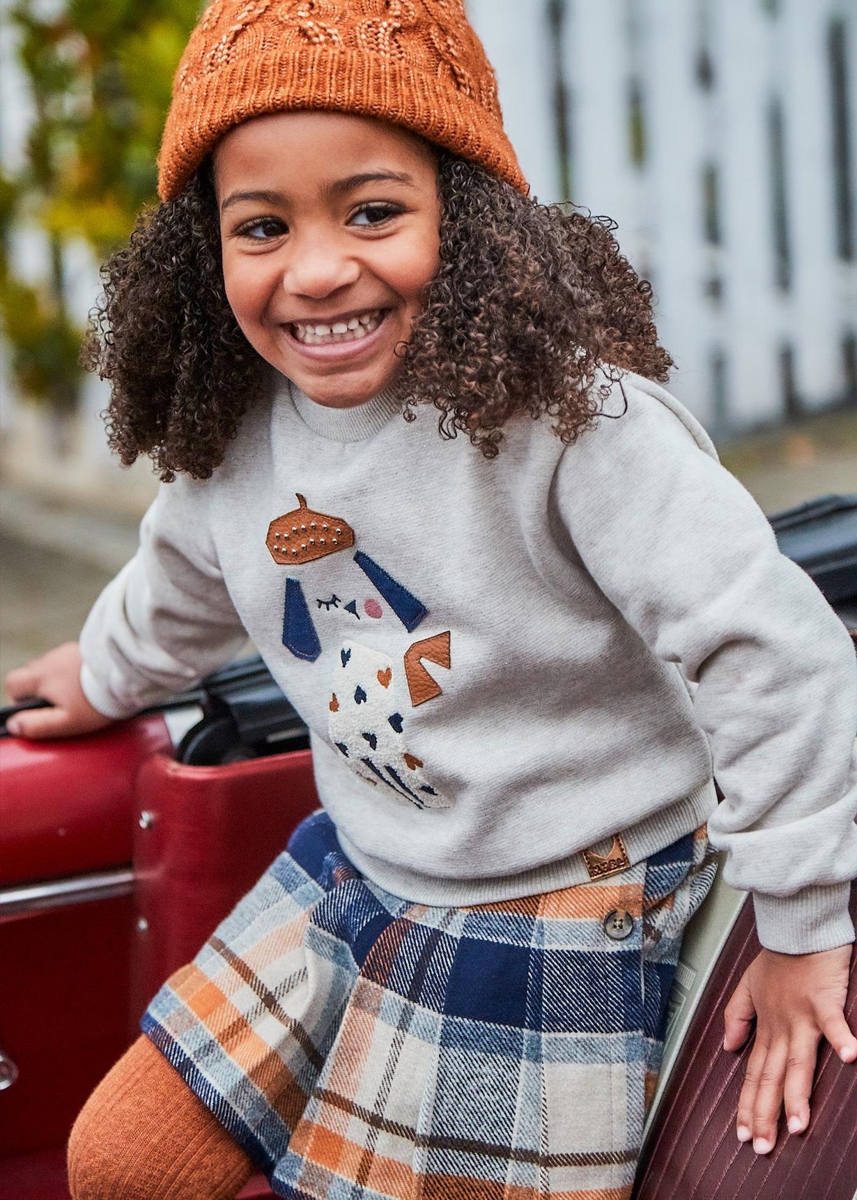 3-9 Yaş Mayoral Kız Çocuk İşlemeli Sweatshirt