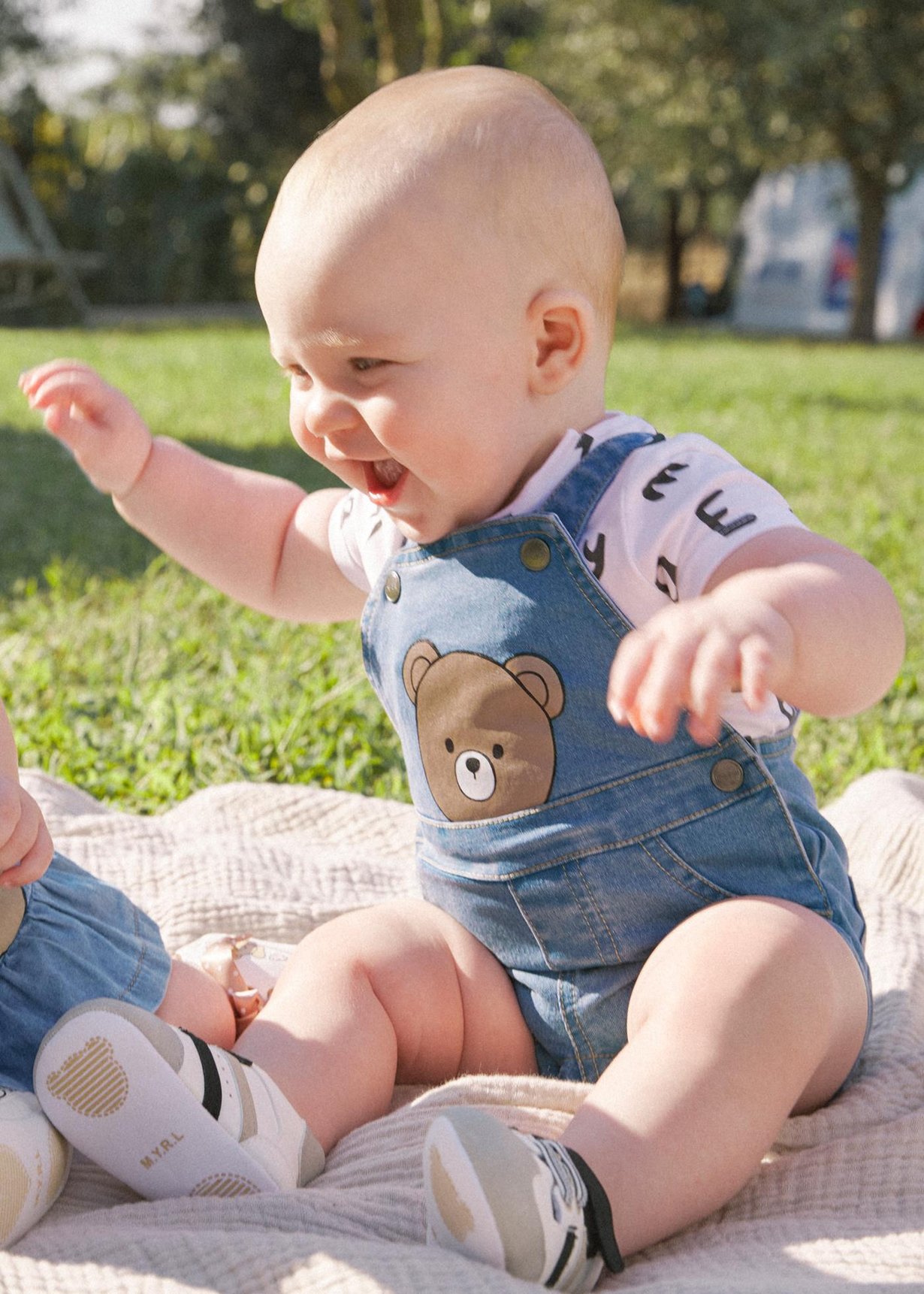 Mayoral Erkek Bebek Salopet Tshirt Takım