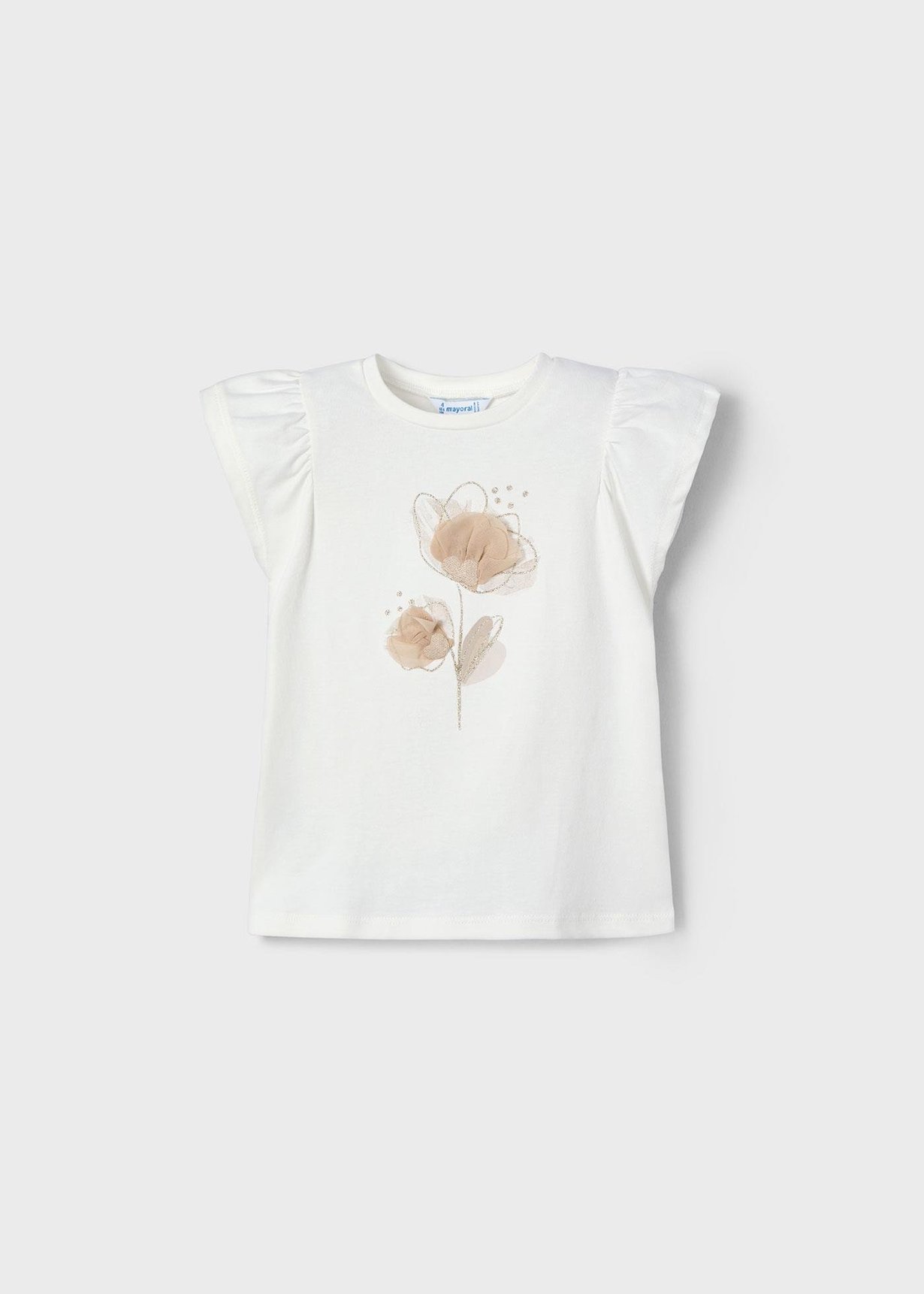 Mayoral Kız Çocuk Çiçekli Tshirt