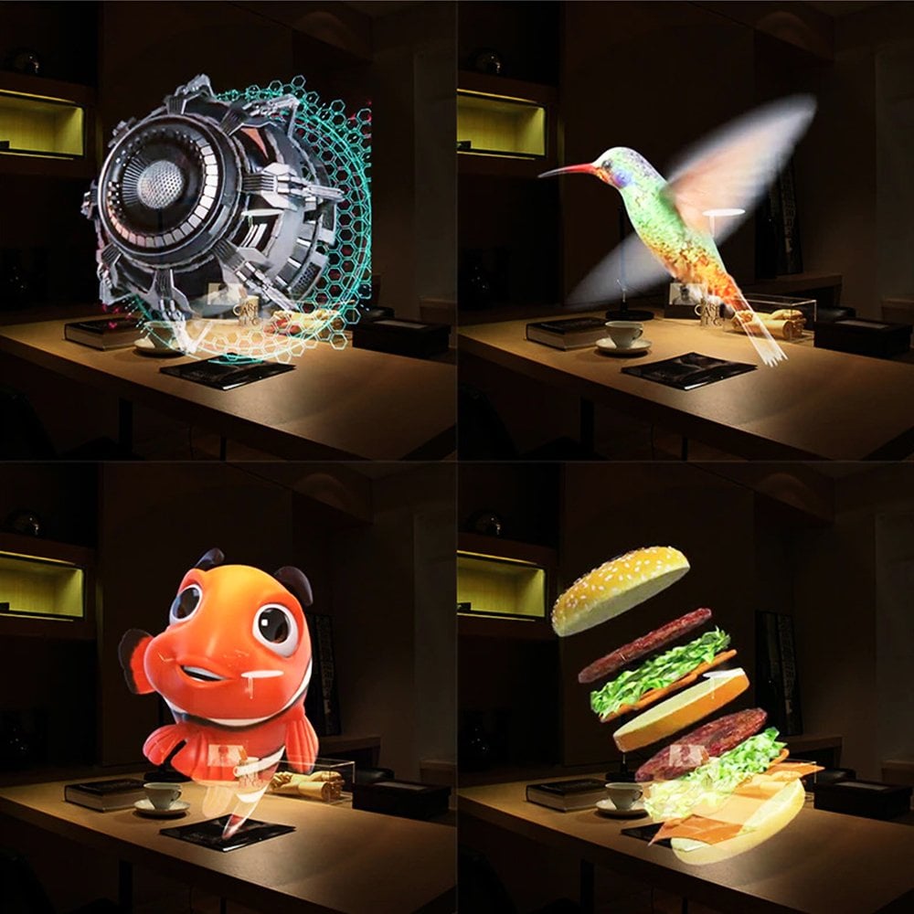 Powermaster F2 12 Volt 170 Derece Görüş Açılı 430 Mm X 430 Mm X 39 Mm Smart 3d Hologram Fan Özellikleri