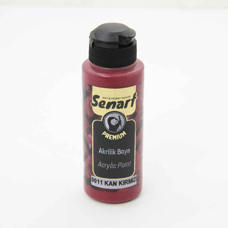 SENART PREMİUM AKRİLİK  0011-KAN KIRMIZI 120ML
