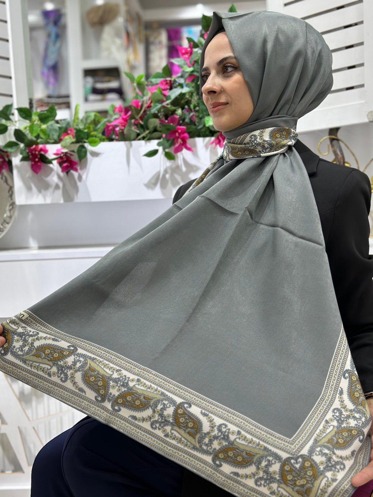 Cardion Premium Deluxe Şal Gri