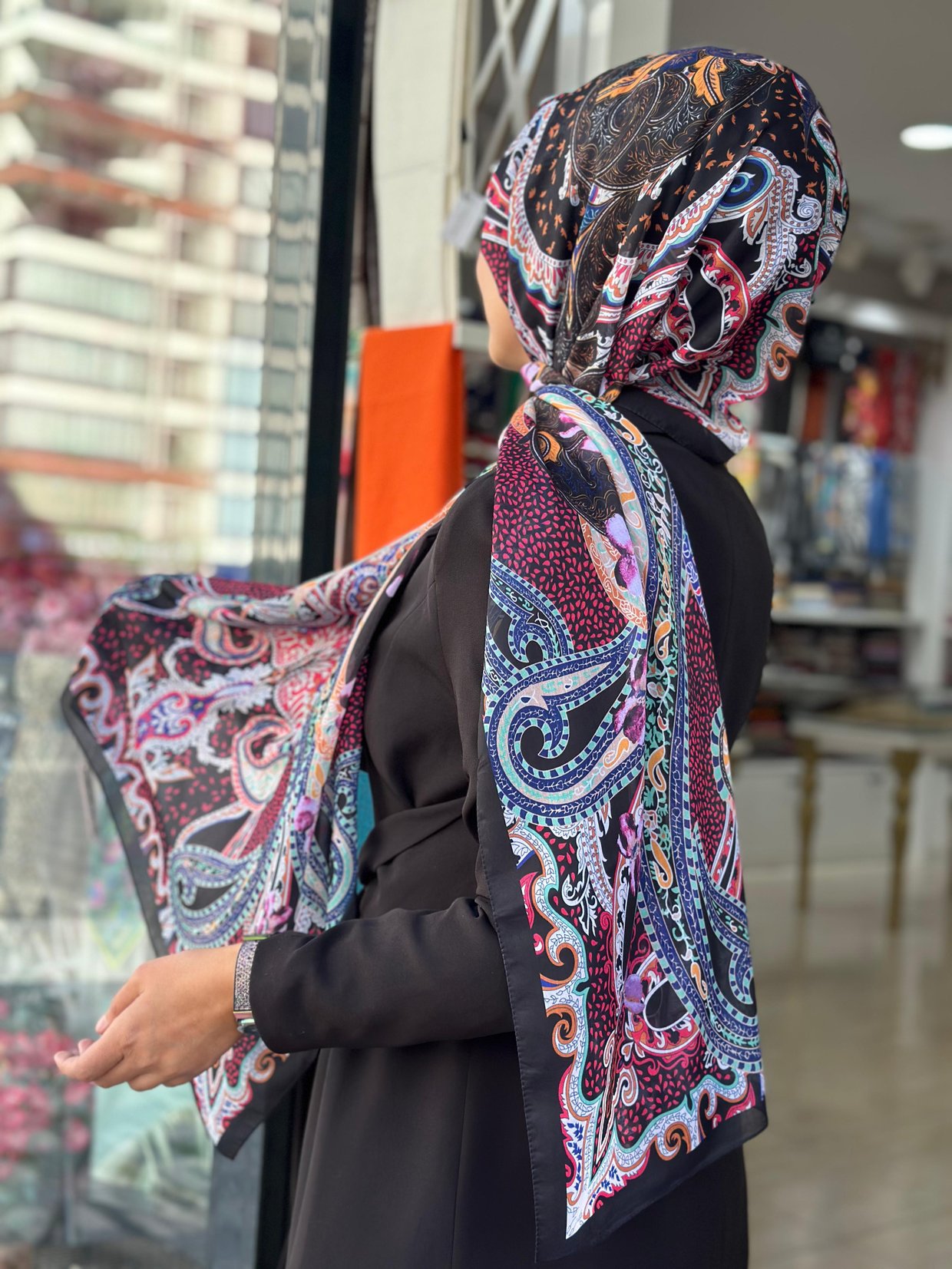 Desenli Modal Şal (Model-13)