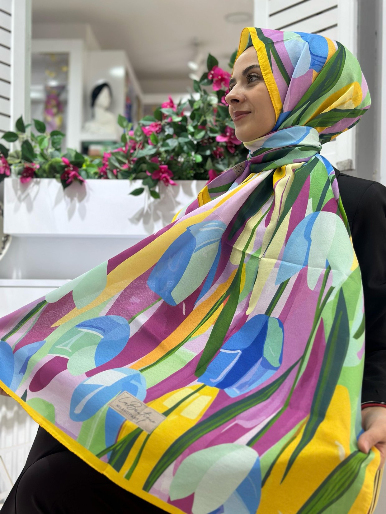 La Boutique Desenli Özel Seri Şal 231704