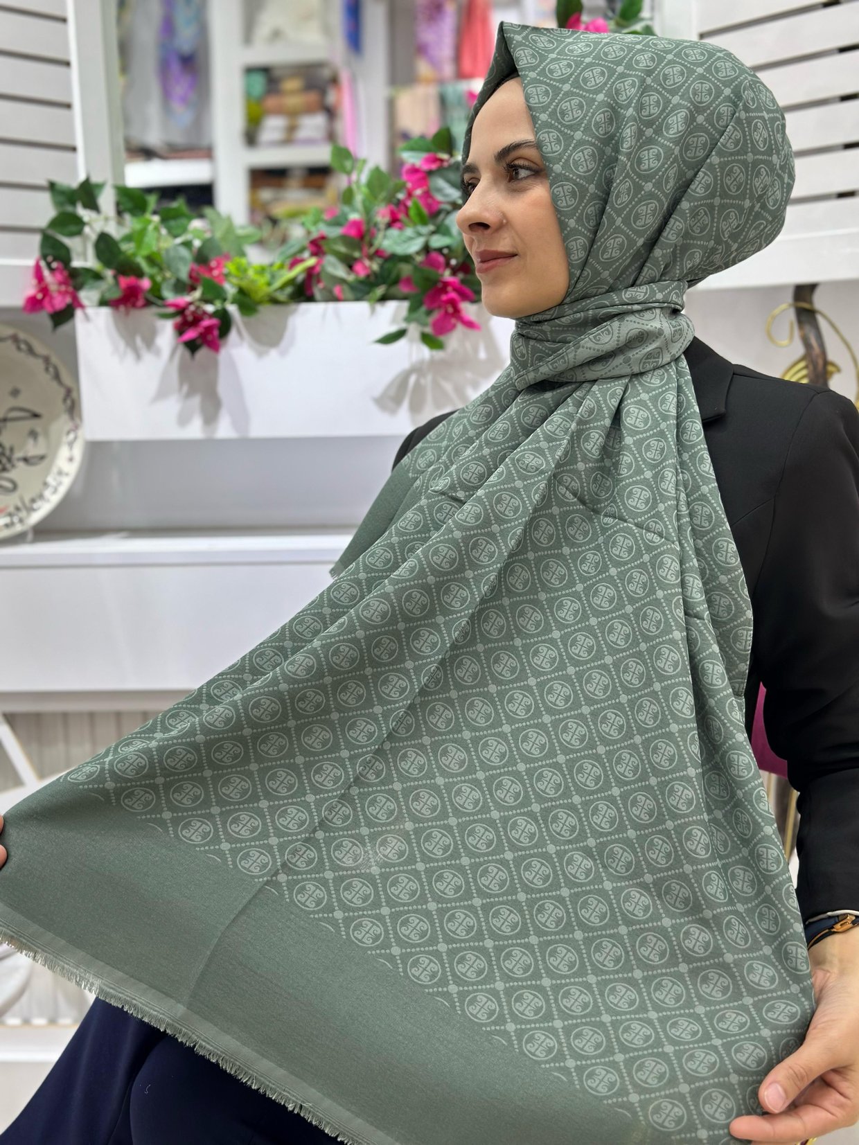Pierre Cardin Monogram Şal 951