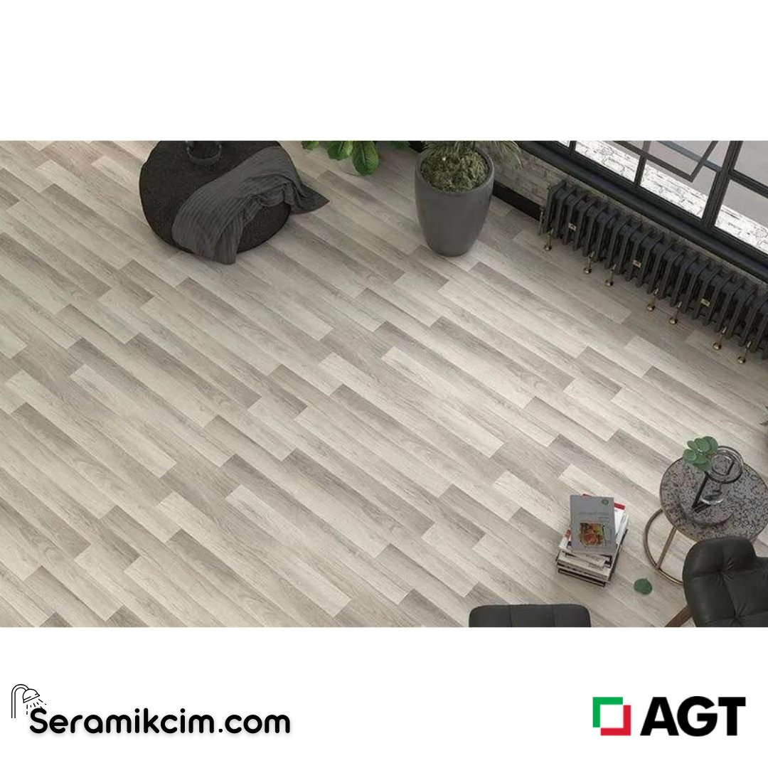 AGT Natura Select Gri Meşe 8mm AC4 32. Sınıf Derzsiz Laminat Parke - PRK203