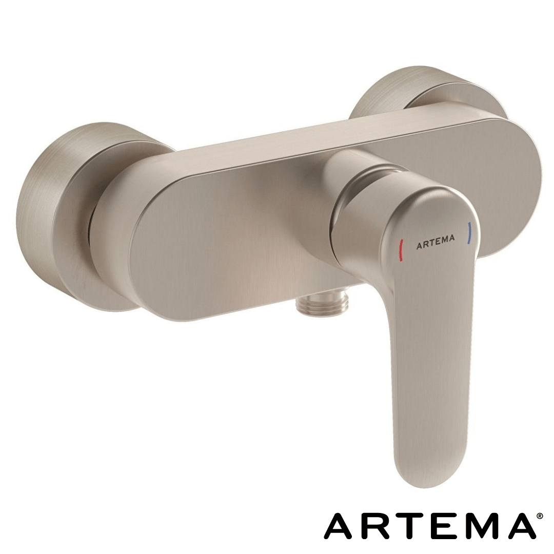 Artema Root Round Duş Bataryası Fırçalı Nikel A4272634