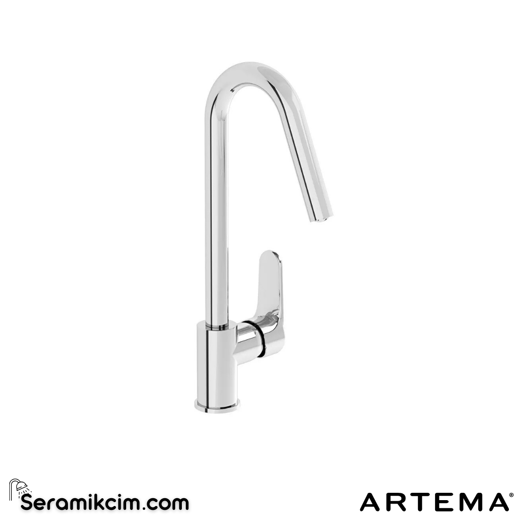 Artema Root Round Eviye Bataryası Krom A42742 - A42742