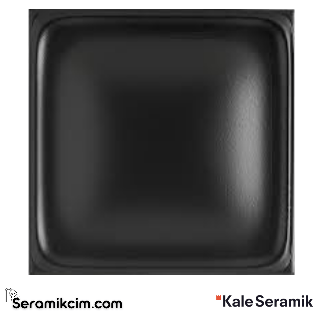 Çanakkale Seramik Ct-5004 Crocodile Mat Siyah 17,5X17,5 - 310101300394