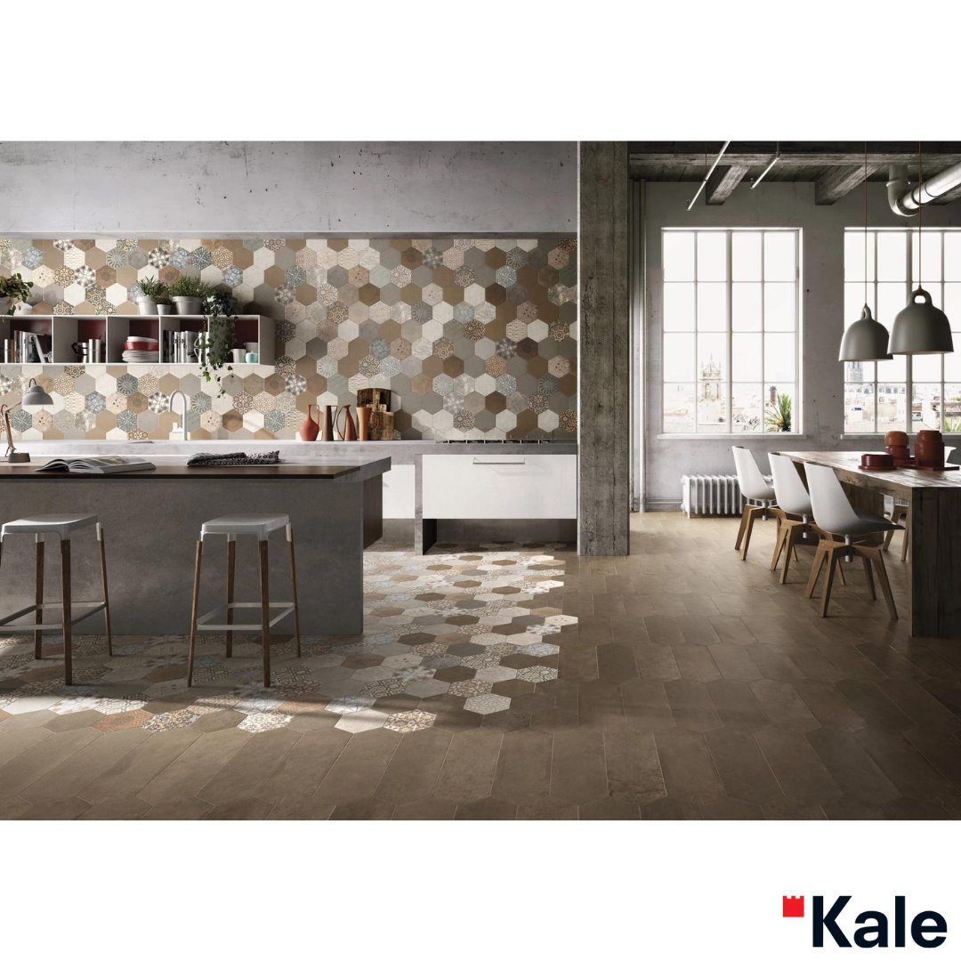 Çanakkale Seramik GS-A3001 Hexagon Krem 17,5x20