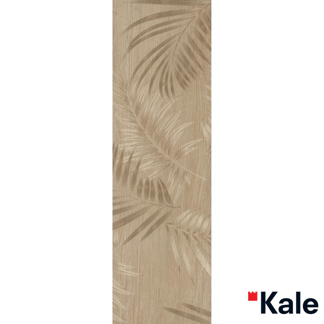 Çanakkale Seramik MAS-6361R Lenda Foliar Fındık Dekor 2 Modül Rektifiye 33x110