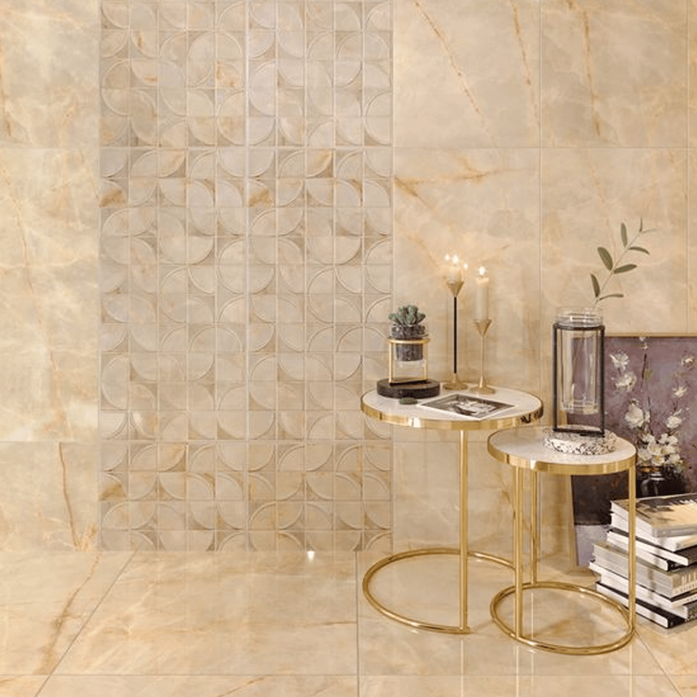 Çanakkale Seramik Rp-5173R Akik Bej Dekor  40X80 R - 310100203983