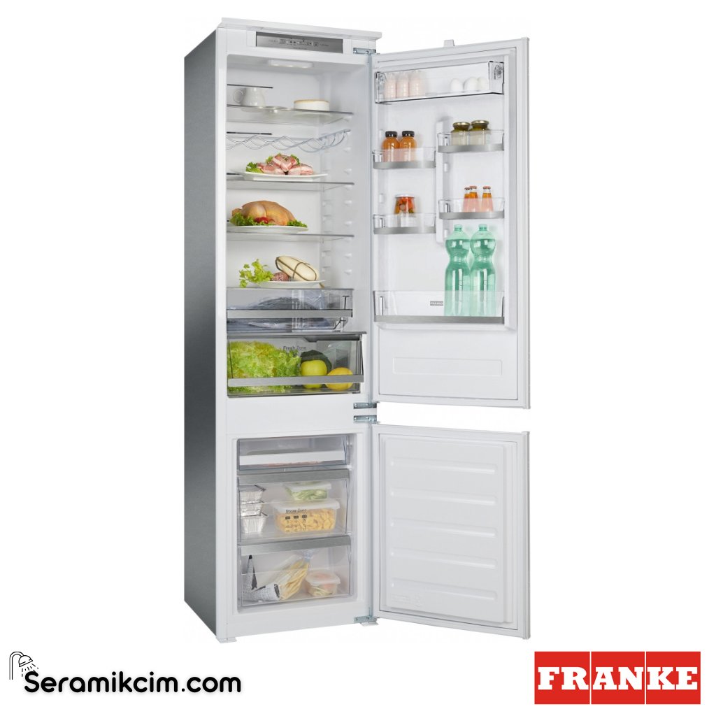 Franke FCB 360 TNF NE E No Frost 280lt Çift Kapaklı Ankastre Buzdolabı 118.0656.684 - 118.0656.684