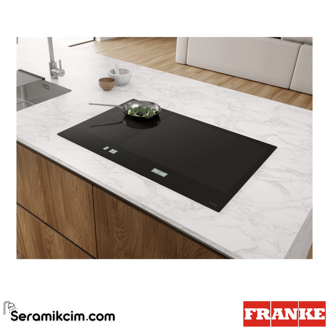 Franke Mythos FMY 906 I FP BK Tezgahüstü 6 Gözlü 860x510mm İndüksiyonlu Elektrikli Ocak Siyah Cam 108.0675.431 - 108.0675.431