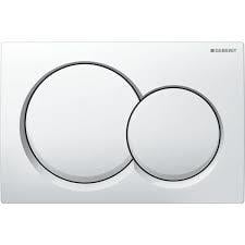 Geberit Alpha01 Kumanda Paneli Çift Basmalı Beyaz - 110.174.00.1