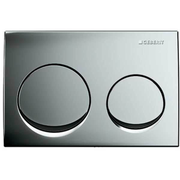 Geberit Alpha20 Kumanda Paneli Çift Basmalı Parlak Krom - 115.040.21.5