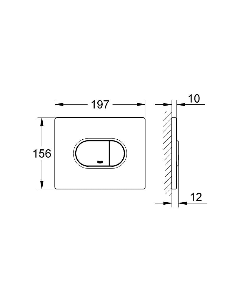 Grohe Arena Cosmopolitan Kumanda Paneli - 38858000