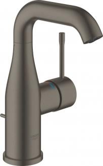 Grohe Essence New Lavabo Bataryası, Sifon Kumandalı, Fırçalı Sert Grafit - 24173AL1