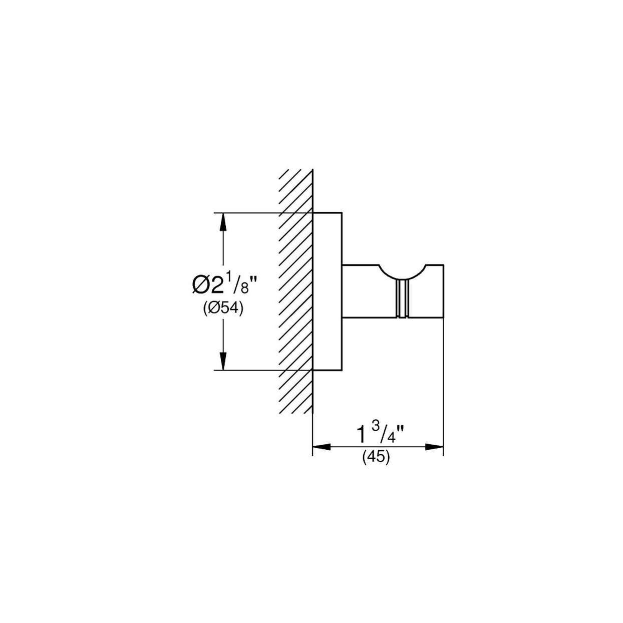 Grohe Essentials Tekli Havlu/Bornoz Askısı, Bakır - 40364DA1 - 40364DA1