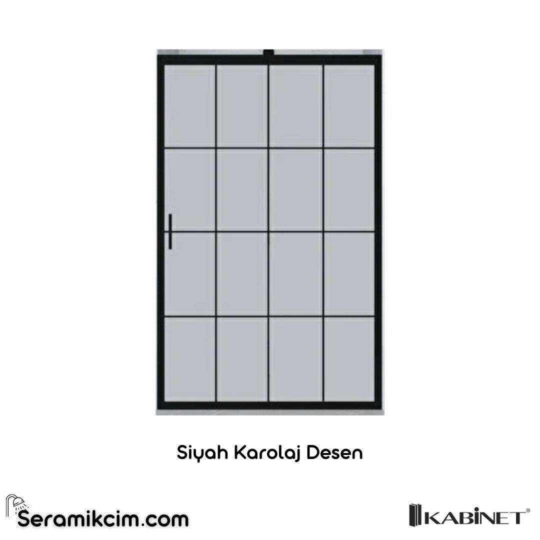 Kabinet Deluxe Serisi 1 Sabit 1 Kayar Ön Cephe Duşakabin - ADX.D121A