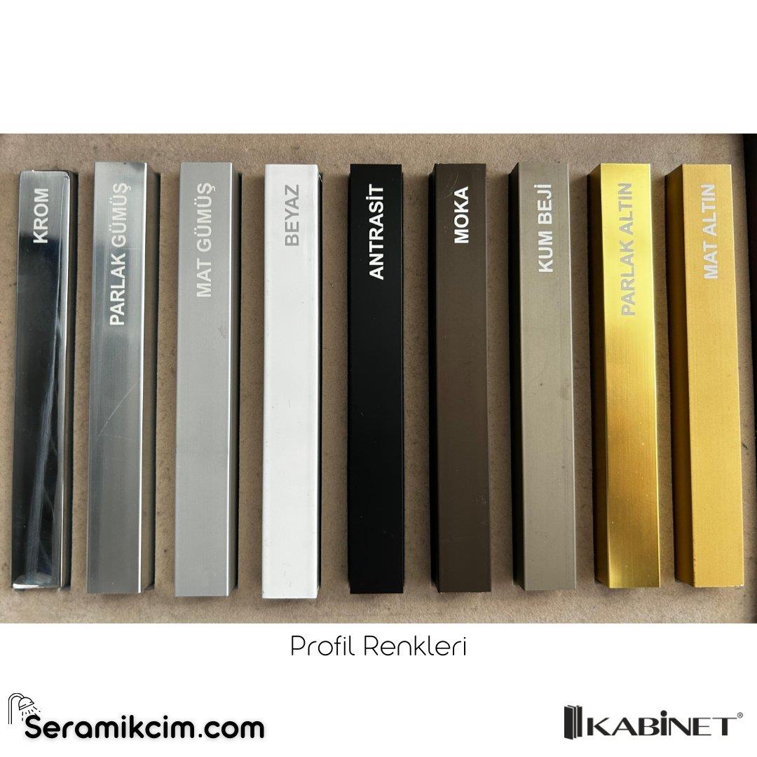Kabinet Deluxe Serisi 1 Sabit 1 Kayar Ön Cephe Duşakabin - ADX.D121A