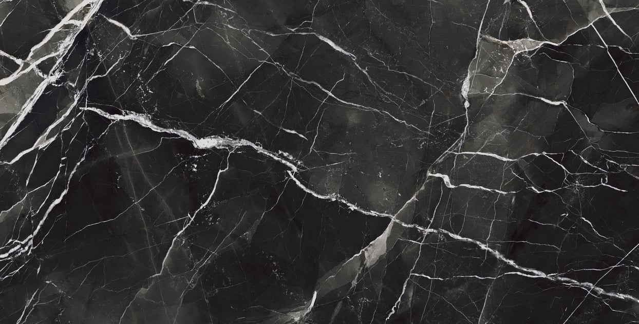 Kütahya Seramik 60x120 Black Calacatta Kristal Rektifiye Parlak Nano