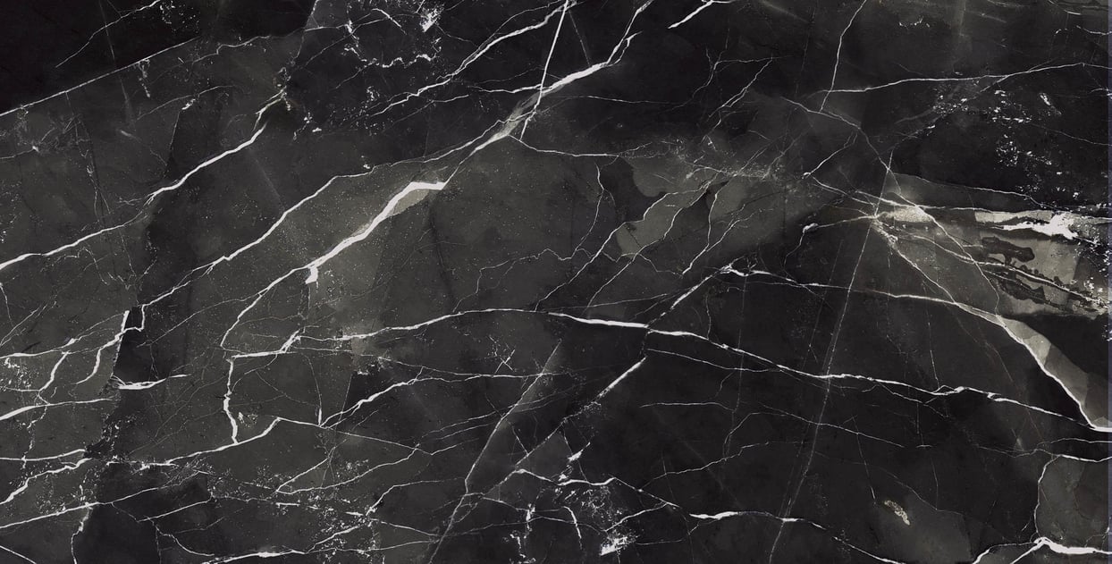 Kütahya Seramik 60x120 Black Calacatta Kristal Rektifiye Parlak Nano