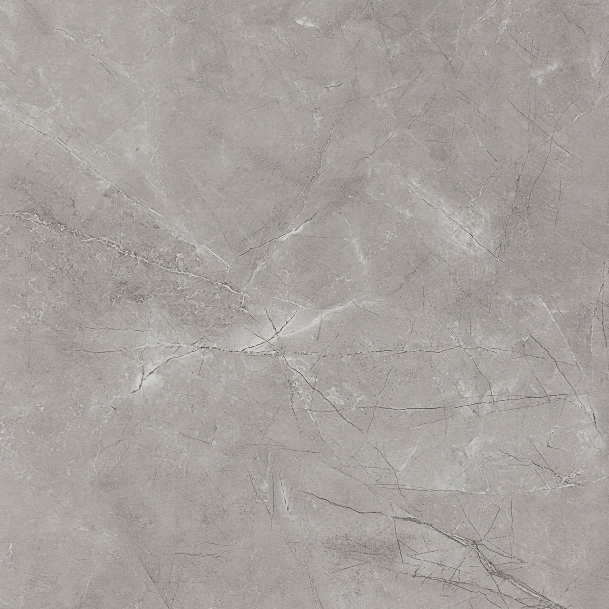 Kütahya Seramik 60X60 Elegant Gri Rektifiye Parlak Nano - 55014961RN