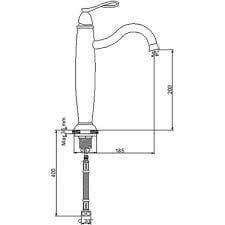 Newarc  Golden Çanak Lavabo Bataryası Altın 951001