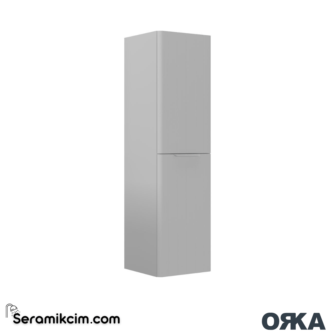 Orka Procida 40cm Boy Dolabı Sağ Mat Beyaz - ORK.BYD1147